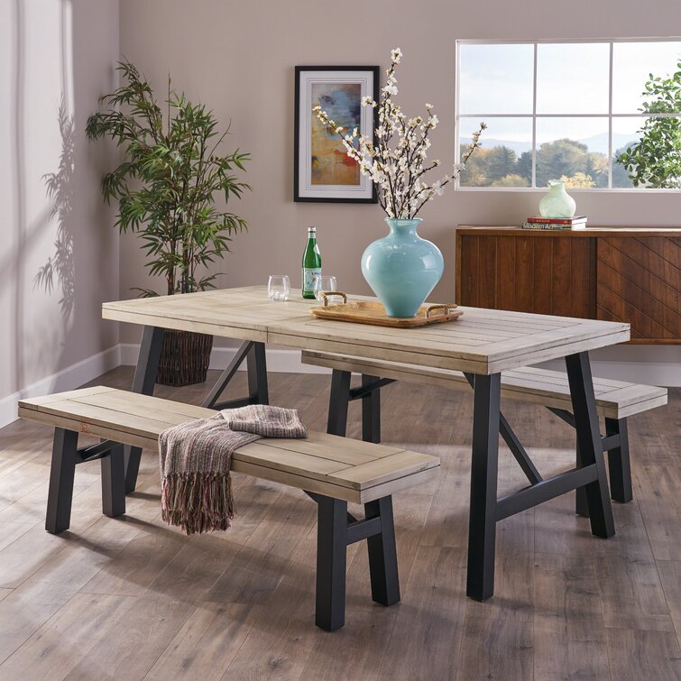 Acacia dining set hot sale